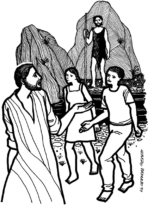 John 1 43 Clip Art.