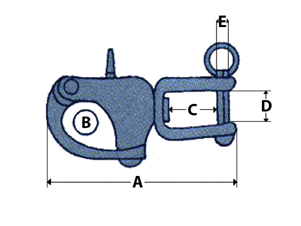 Stainless Steel Jaw Swivel Snap Shackle With Pin.