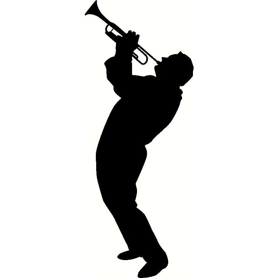 Jazz Player Silhouette.