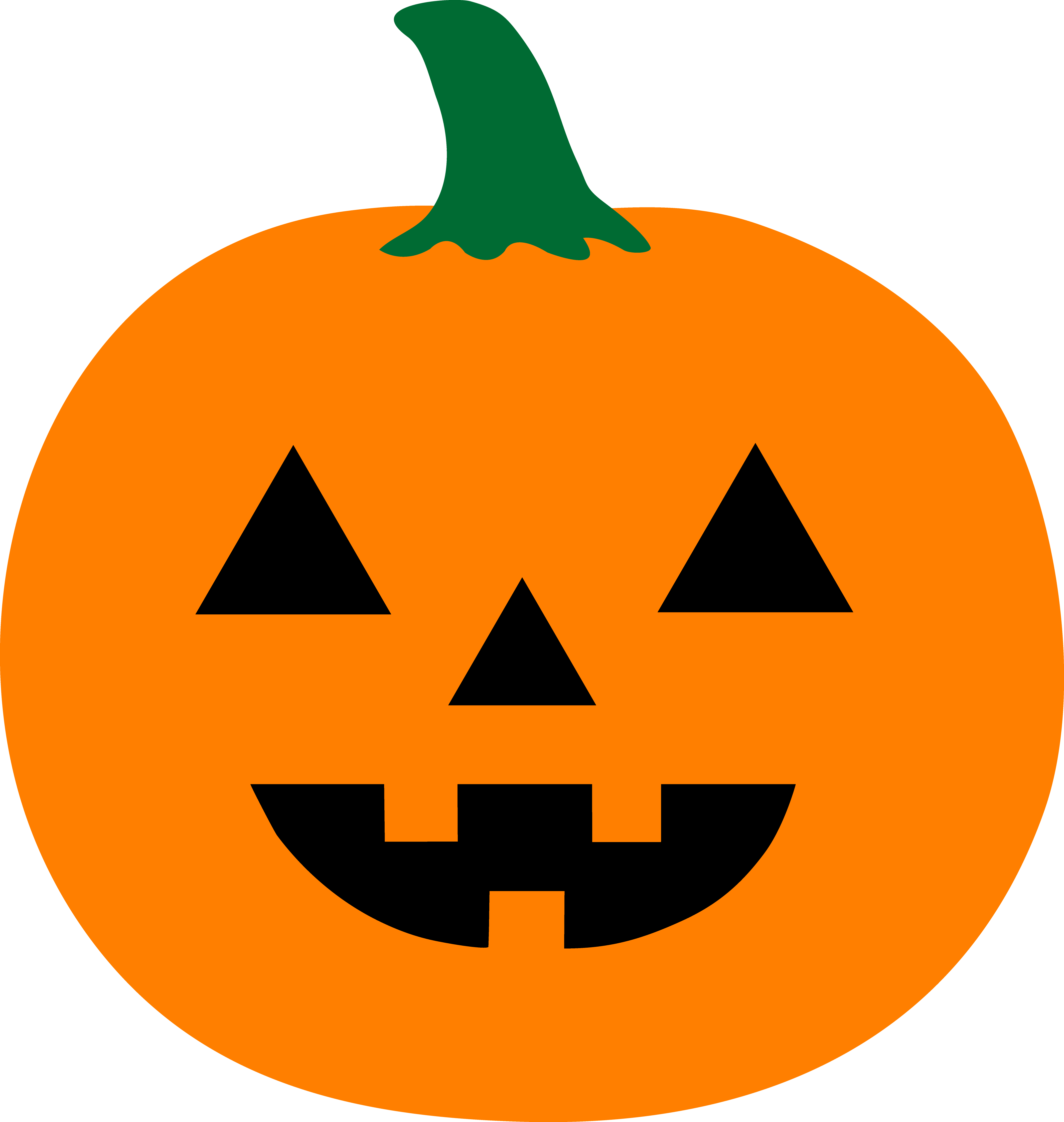 Cute Jack O Lantern Clip Art.