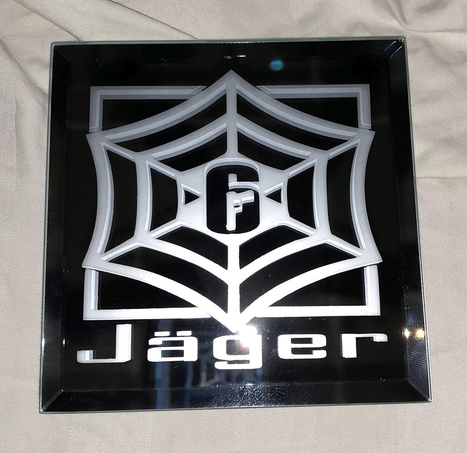 Rainbow Six Siege Jager Limited Edition Logo Mirror.