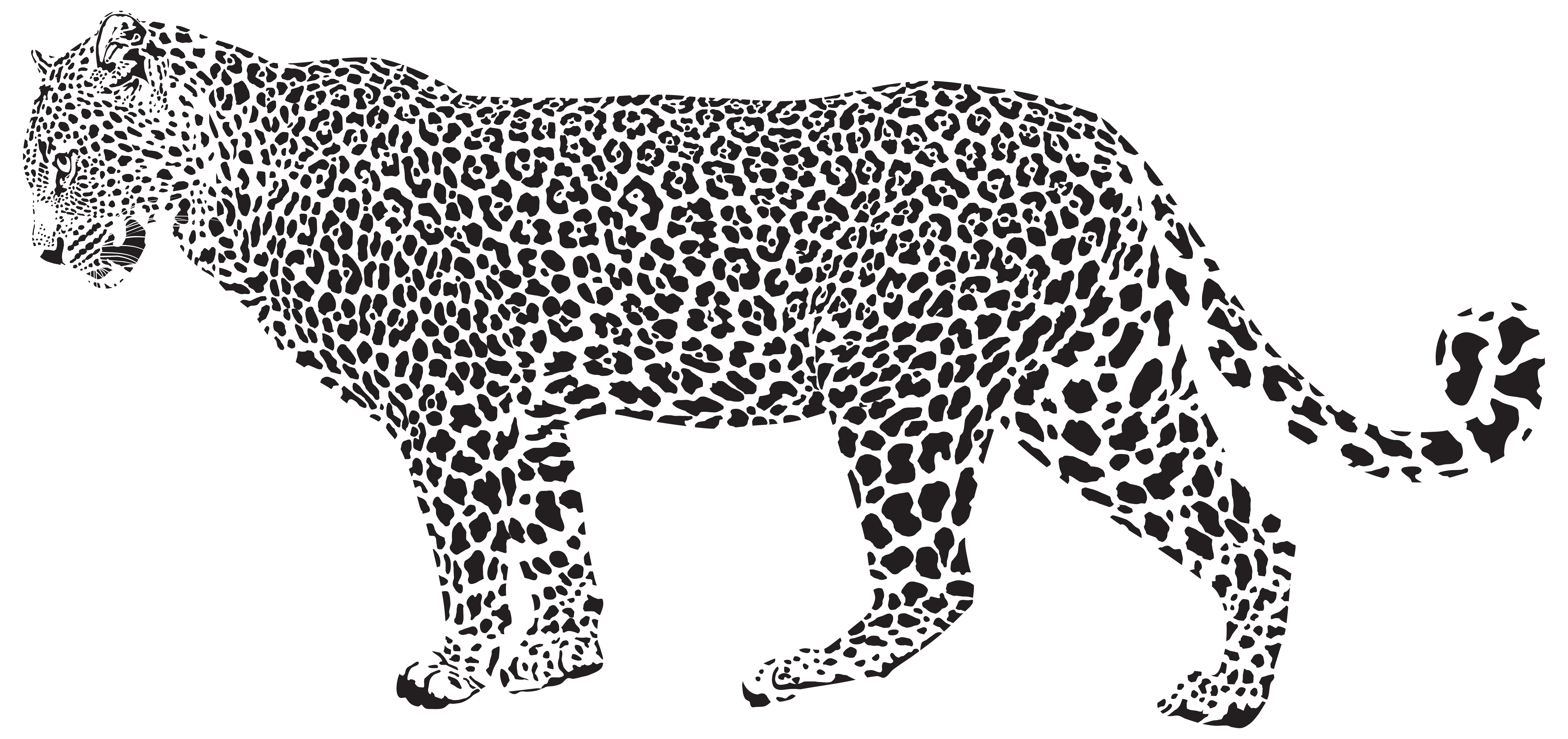 Jaguar Silhouette Clip Art.