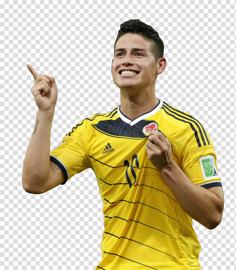 JAMES RODRIGUEZ transparent background PNG clipart.