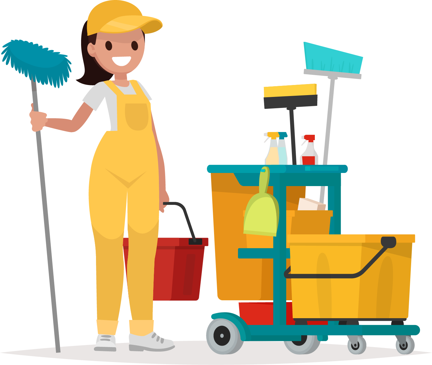 Janitor clipart industrial, Janitor industrial Transparent.