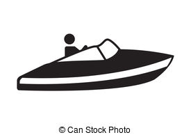 Clipart boat ski outline.