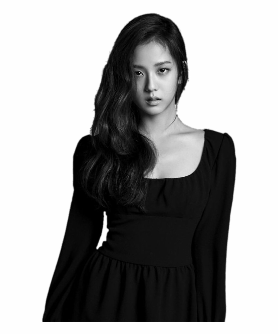 Blackpink Jisoo Black And White.