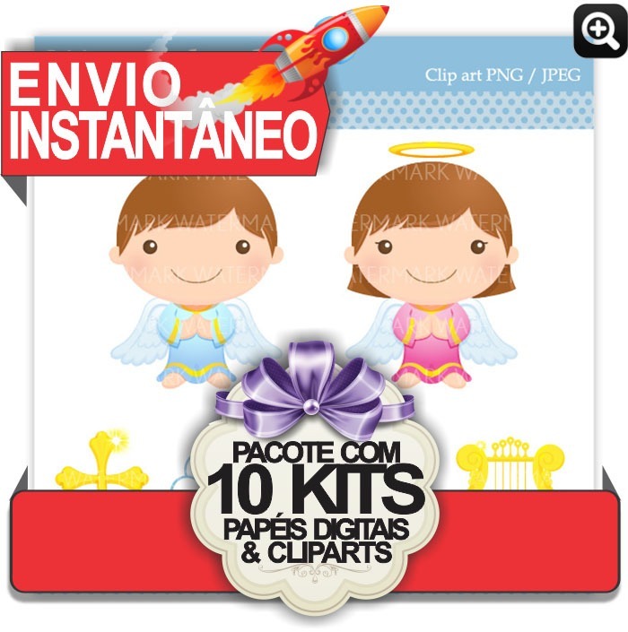 141 Cliparts Anjinhos Batizado Para Criar Arte Personalizada.