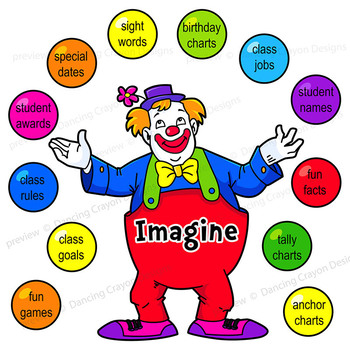 Clown Clip Art.