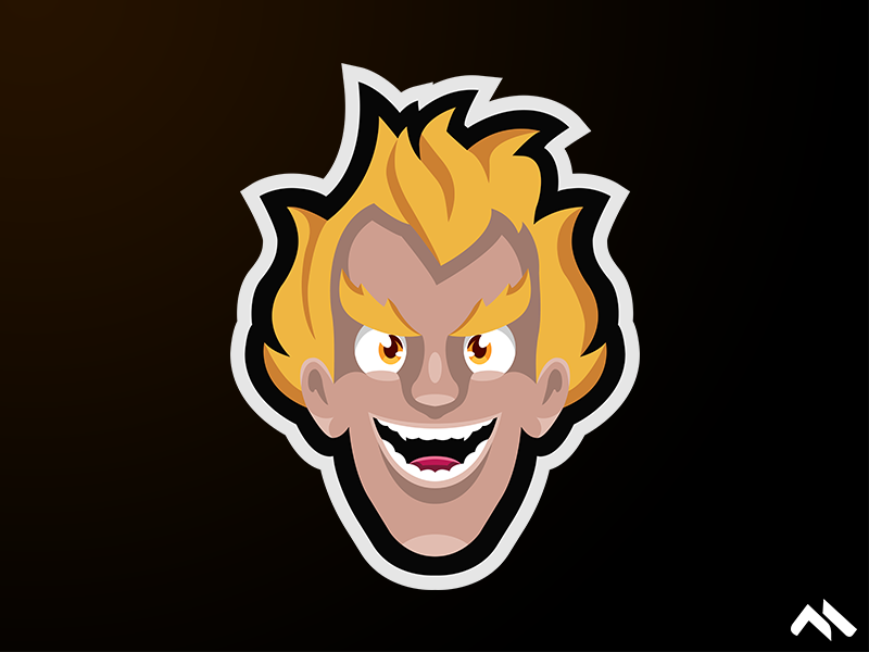 Junkrat Mascot Logo by Matt H on Dribbble.