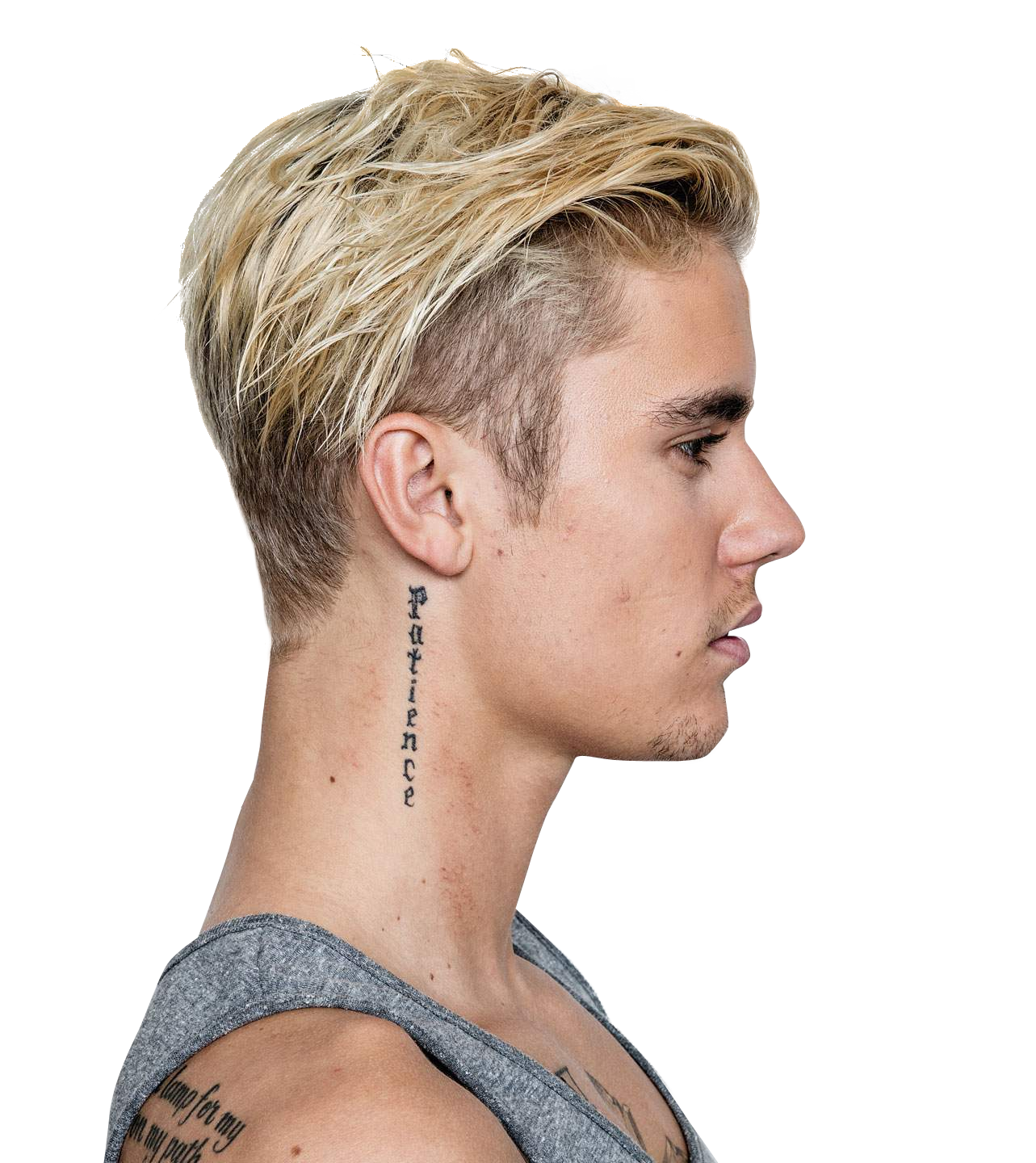 Justin Bieber Face PNG Image.