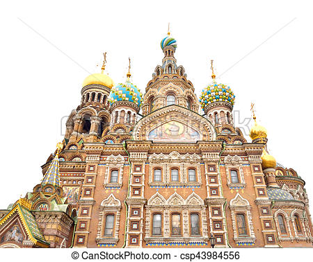 Stock Images of Savior on Spilled Blood Cathedral..