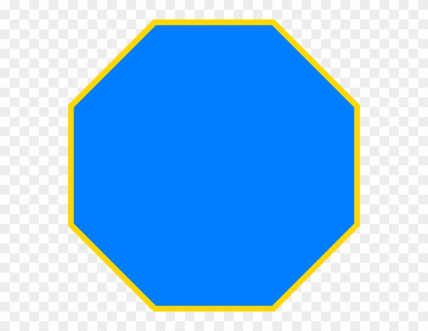 Blue Octagon Clip Art At Clker Com.