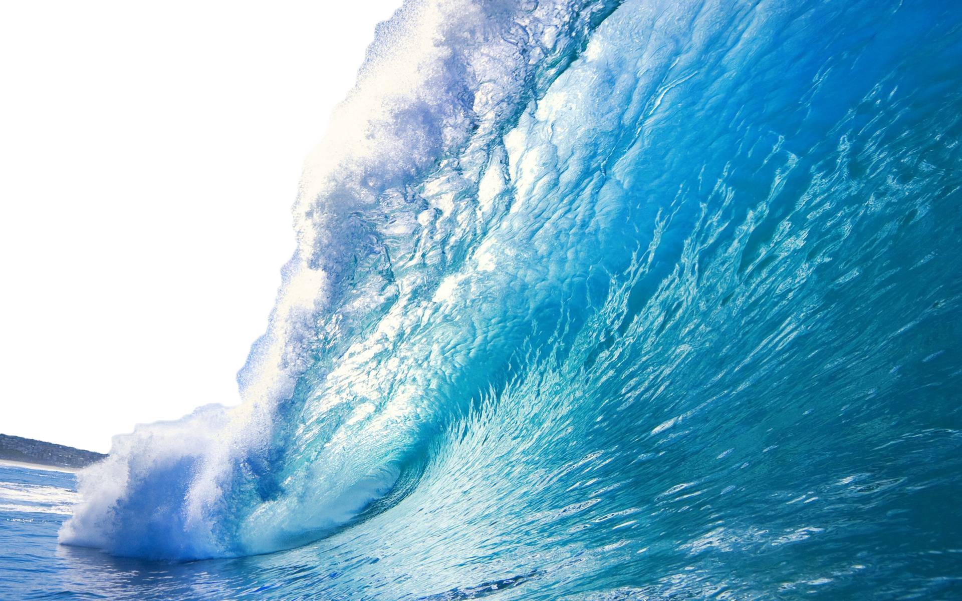 Sea With Wave PNG Image.