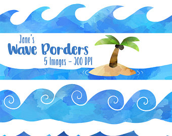 347 Ocean Waves free clipart.