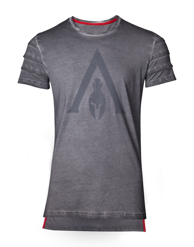 Assassin\'s Creed Odyssey Logo Oil Dye Pintuck Men\'s T.