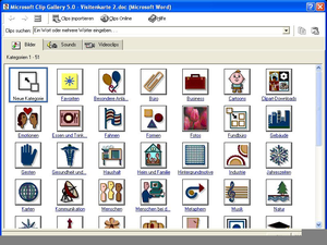 Microsoft Office Online Clipart Gallery.