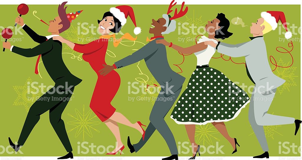 Free Office Christmas Party Clipart.