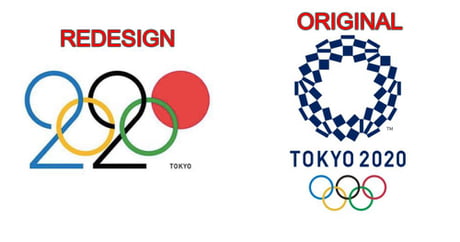 Whoever redesigned the tokyo\'s 2020 olympics logo is.