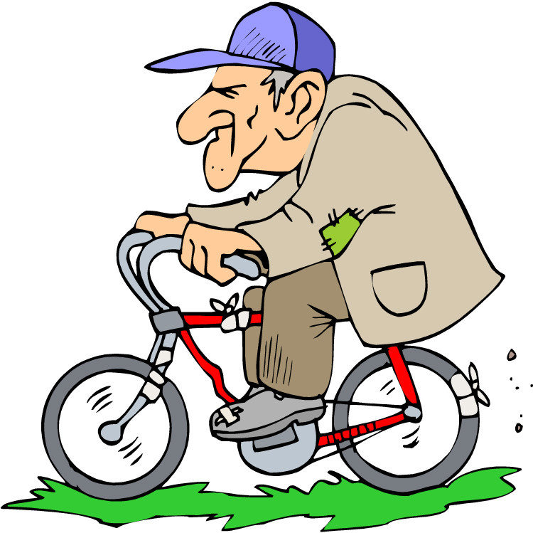 Bike Rider Clipart.