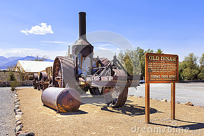 Old Dinah In Death Valley, California, USA Editorial Stock Image.