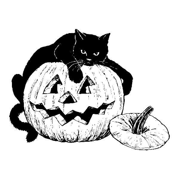 Vintage Halloween Clipart 14.