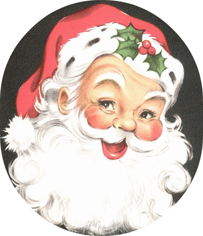 Free Vintage Santa Clip Art.