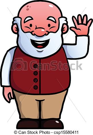 An Old Man Clipart.