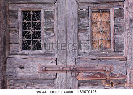 Rotten Door Stone Stock Photos, Royalty.