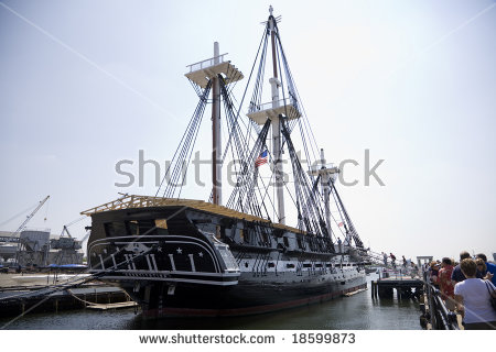 Uss Constitution Stock Images, Royalty.