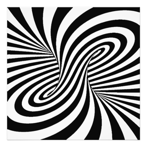 Black white zebra swirls patterns optical illusion photographic.