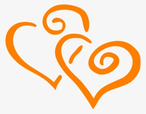 Orange Heart PNG, Transparent Orange Heart PNG Image Free.