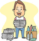 Organized person clipart.