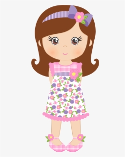 Free Organized Girl Clip Art with No Background.