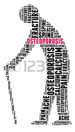 Osteoporosis clipart.