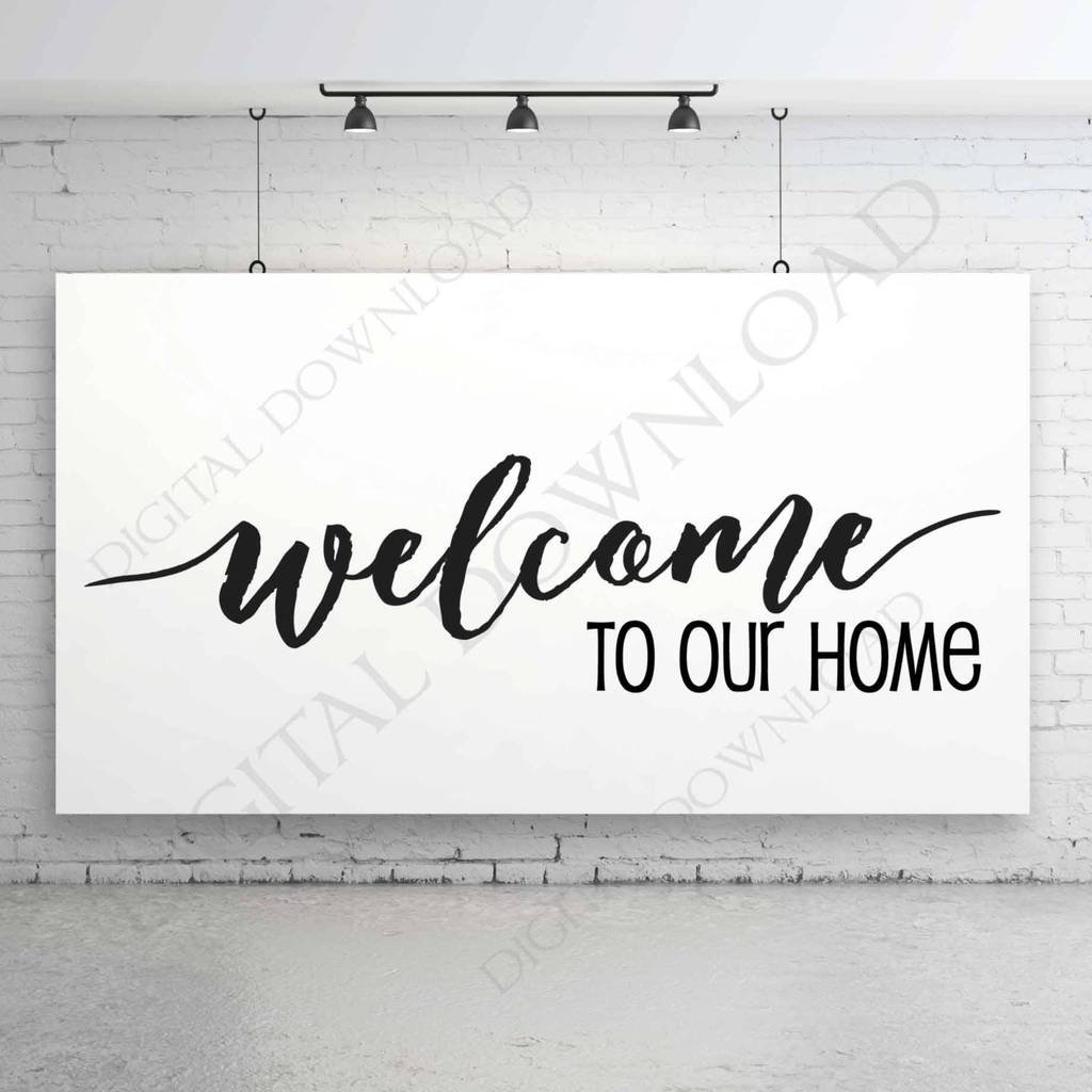 Welcome to our home Design Vector Clipart.