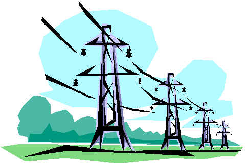 Power Lines Clip Art.