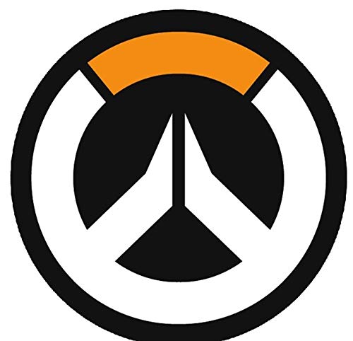 JUST FUNKY Official Overwatch Logo Design Round Blanket/Tapestry, 220 GSM  Coral Fleece, Set of 1, 48 inches.