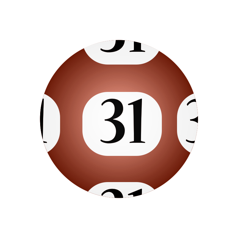 Free Clipart: #31 Lotto Ball.