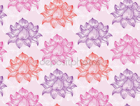 LOTUS FLOWER PATTERN.