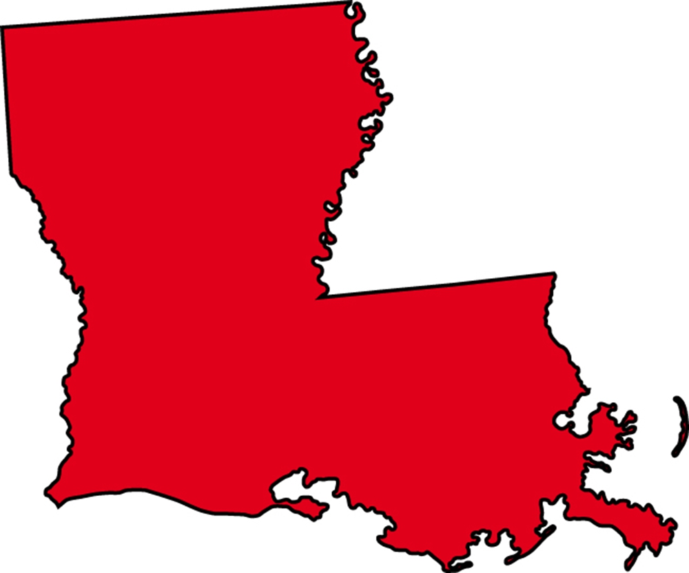 Outline Louisiana Clipart#2188934.