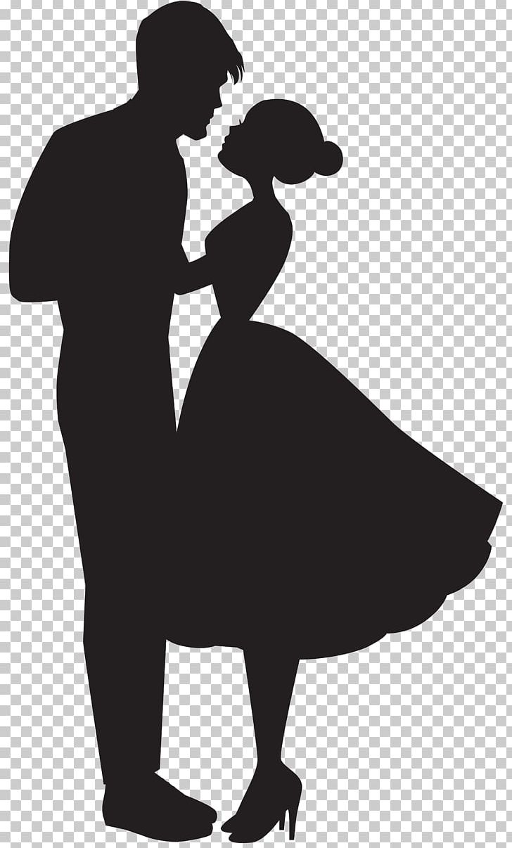 Love Couple Silhouette PNG, Clipart, Black, Black And White.