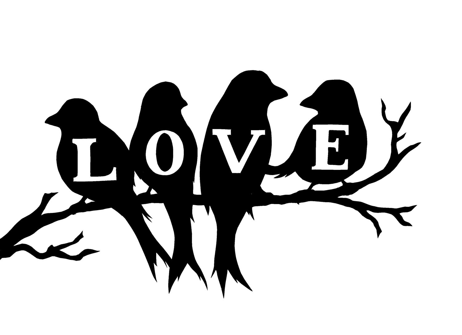 Love Silhouette Clipart#2053897.