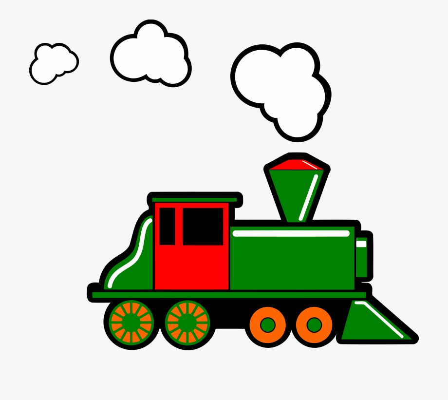 Railroad Clipart Steam Train.