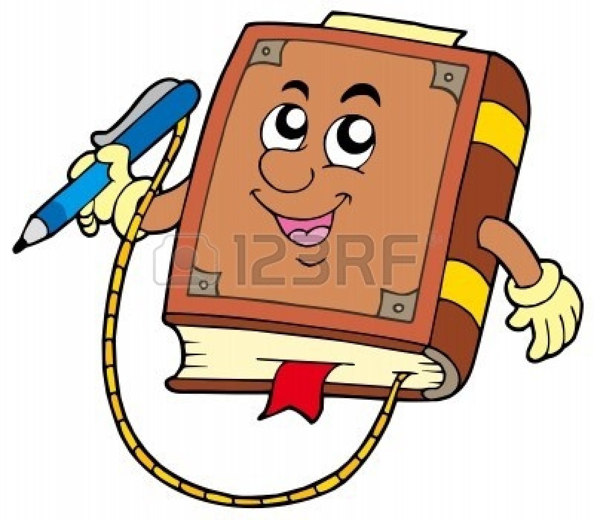 Book And Pen Clipart.