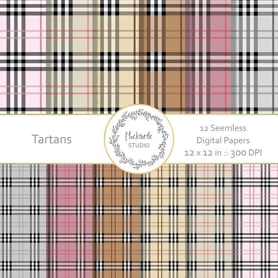 Tartan digital paper.