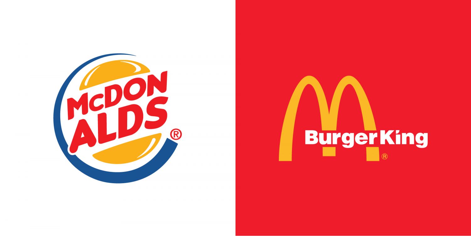 Fast Food Logo Mashups.