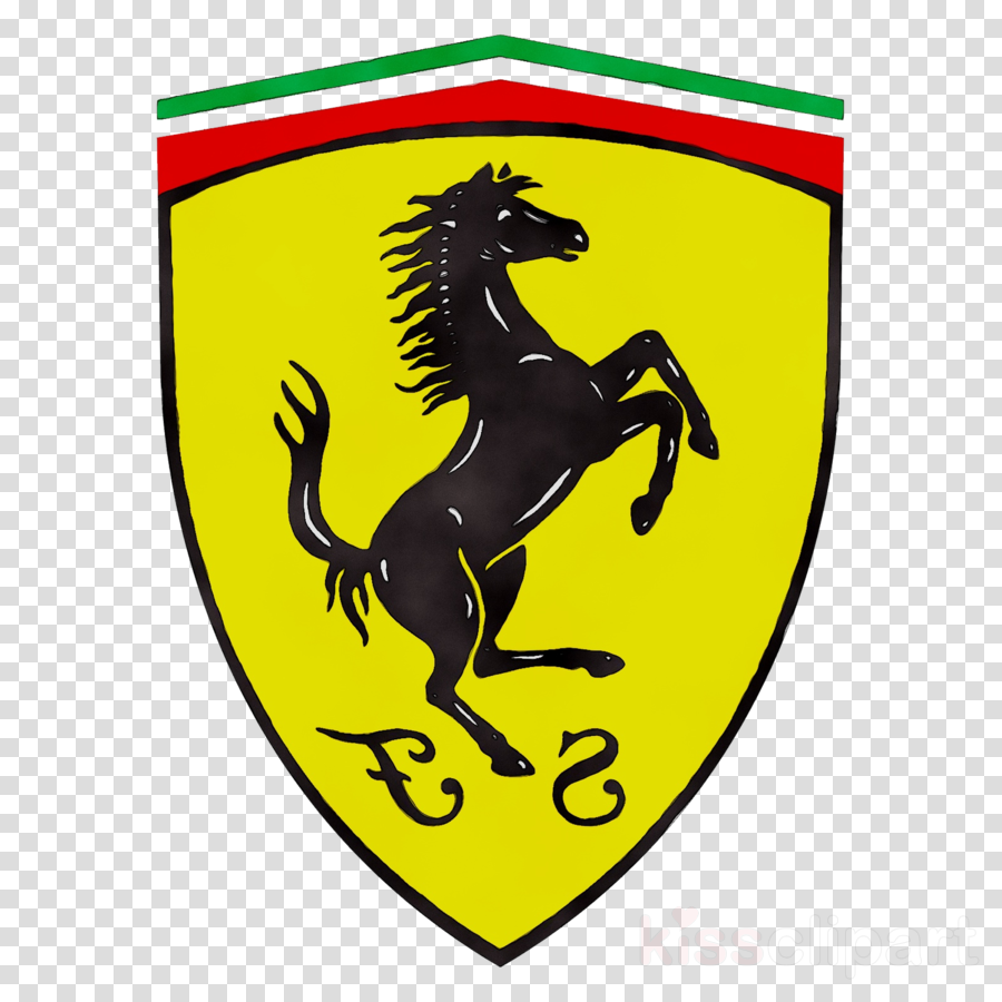 Ferrari Logo clipart.