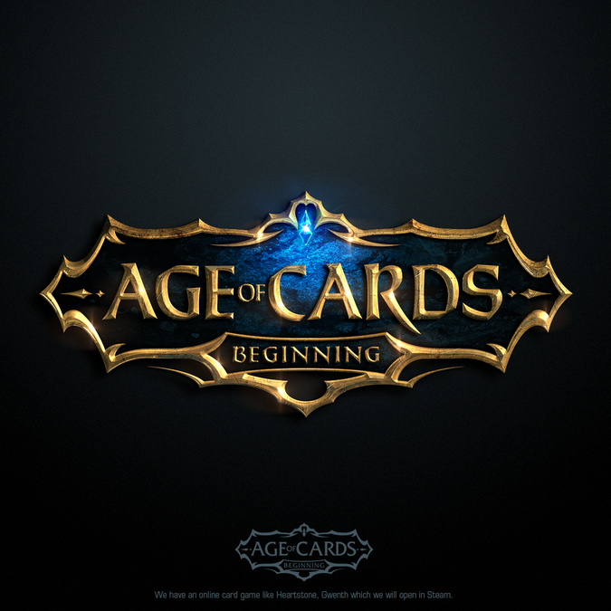 An Online Card Game Logo For Steam Platform.