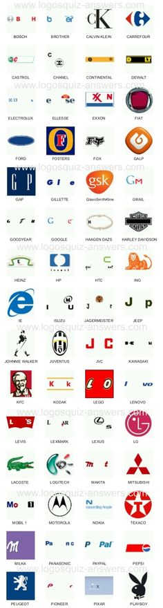 7 Best Logos Quiz Answers images.