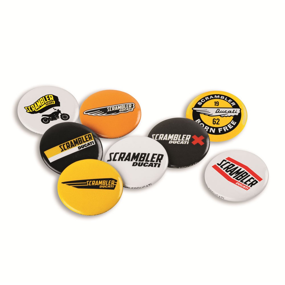 Ducati Scrambler Logo Pins.